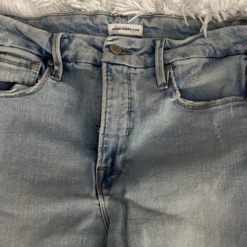 Good American Distressed Denim Jeans